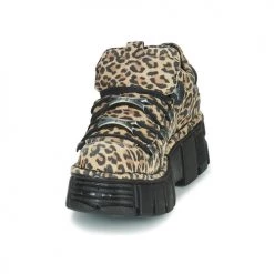 Chaussures Femme Derbies New Rock M-120N-C31 Leopard -Derbies Soldes 21097992 500 C