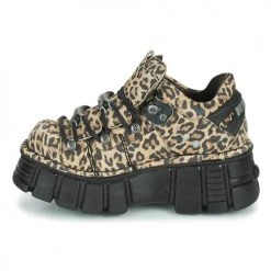 Chaussures Femme Derbies New Rock M-120N-C31 Leopard -Derbies Soldes 21097992 500 D