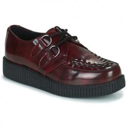 Chaussures Derbies TUK VIVA LOW CREEPER BURGUNDY Bordeaux