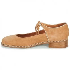 Chaussures Femme Derbies Mam'Zelle LARIDA Camel -Derbies Soldes 21200044 500 D