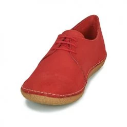 Chaussures Femme Derbies Kickers HOLSTER Rouge -Derbies Soldes 21325134 500 C