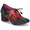 Chaussures Femme Richelieu Irregular Choice CLARA BOW Noir / Rouge