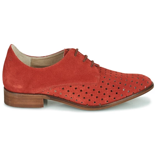 Chaussures Femme Derbies Dorking ASTRID Rouge 2 Chaussures Femme Derbies Dorking ASTRID Rouge â Image 2