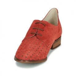 Chaussures Femme Derbies Dorking ASTRID Rouge 7 Chaussures Femme Derbies Dorking ASTRID Rouge -Derbies Soldes 21448079 500 C
