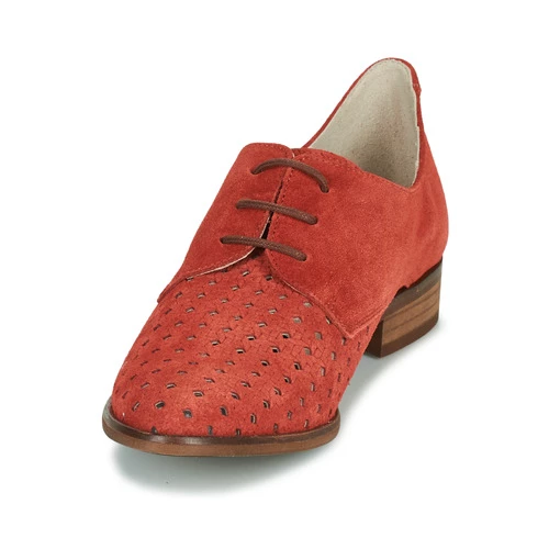 Chaussures Femme Derbies Dorking ASTRID Rouge 3 Chaussures Femme Derbies Dorking ASTRID Rouge â Image 3