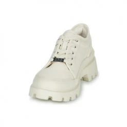 Chaussures Femme Derbies Steve Madden MT FUJI Beige -Derbies Soldes 21651310 500 C