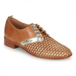 Chaussures Femme Derbies Karston JIJOLS Camel / Doré