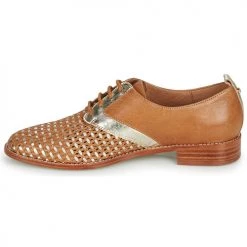 Chaussures Femme Derbies Karston JIJOLS Camel / Doré -Derbies Soldes 21667790 500 D