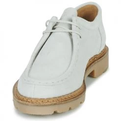 Chaussures Femme Derbies Pellet MACHA Blanc -Derbies Soldes 22203682 500 C