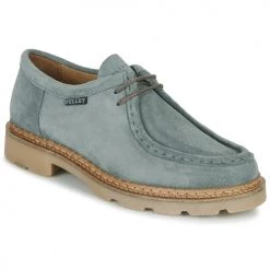 Chaussures Femme Derbies Pellet MACHA Gris