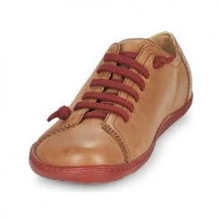 Chaussures Femme Derbies Camper PEU CAMI Marron -Derbies Soldes 22235437 500 C