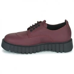 Chaussures Femme Derbies Kickers KICK FAMOUS Bordeaux -Derbies Soldes 22587849 500 D