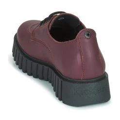 Chaussures Femme Derbies Kickers KICK FAMOUS Bordeaux -Derbies Soldes 22587849 500 E