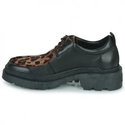Chaussures Femme Derbies Palladium PALLATECNO 12 Noir / Leopard -Derbies Soldes 22589762 500 D