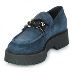 Chaussures Femme Derbies NeroGiardini VOLTERRA Marine -Derbies Soldes 23119235 500 C
