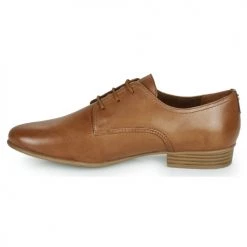 Chaussures Femme Richelieu Tamaris Marron -Derbies Soldes 23130761 500 D