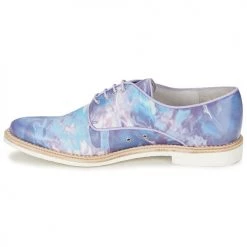Chaussures Femme Derbies Miista ZOE Bleu -Derbies Soldes 269497 500 D