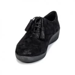 Chaussures Femme Derbies FitFlop CLASSIC TASSEL SUPEROXFORD Noir -Derbies Soldes 3670395 500 C