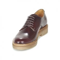 Chaussures Femme Derbies Kickers OXFORK Bordeaux -Derbies Soldes 3944970 500 C