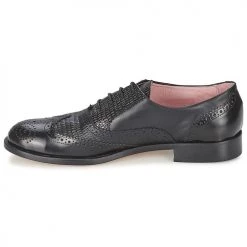 Chaussures Femme Richelieu Elia B SPECTATOR BLACK -Derbies Soldes 397738 500 D