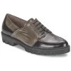 Chaussures Femme Derbies Wonders CAMMA Noir / Gris