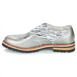 Chaussures Femme Derbies Regard ROAXA Argenté -Derbies Soldes 4777704 500 D