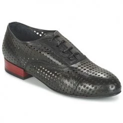 Chaussures Femme Derbies Café Noir ANOUGRA Noir