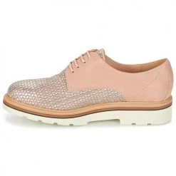 Chaussures Femme Derbies Fericelli GRATY Rose nude -Derbies Soldes 4992136 500 D