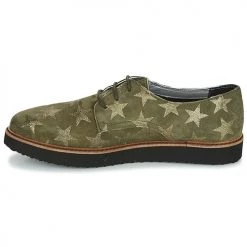 Chaussures Femme Derbies Ippon Vintage JAMES SKY Kaki -Derbies Soldes 5953142 500 D