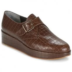 Chaussures Femme Derbies Robert Clergerie NONKA-V.COCCO-CHOCOLAT Marron