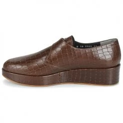 Chaussures Femme Derbies Robert Clergerie NONKA-V.COCCO-CHOCOLAT Marron -Derbies Soldes 6040742 500 D