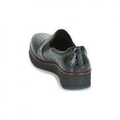 Chaussures Femme Derbies Rieker LLOYD Noir -Derbies Soldes 6040808 500 E