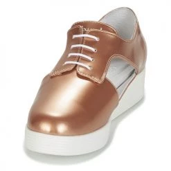 Chaussures Femme Derbies Mellow Yellow DAFUNK Orange métallisé -Derbies Soldes 6539735 500 C