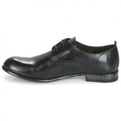 Chaussures Femme Derbies Moma CROSS-NERO Noir -Derbies Soldes 6620123 500 D