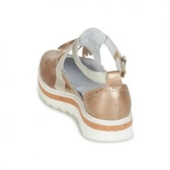 Chaussures Femme Derbies Regard RASTANU Bronze -Derbies Soldes 6809320 500 E