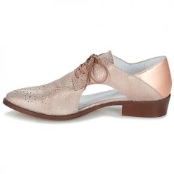Chaussures Femme Derbies Regard RELAFU Rose -Derbies Soldes 6809322 500 D