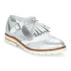 Chaussures Femme Derbies Regard RETAZO Blanc / Argent