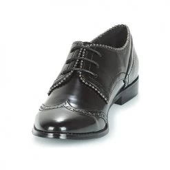 Chaussures Femme Derbies Moony Mood JENNY Noir -Derbies Soldes 7807849 500 C