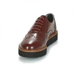 Chaussures Femme Derbies Ippon Vintage ANDY THICK Bordeaux -Derbies Soldes 7862457 500 C