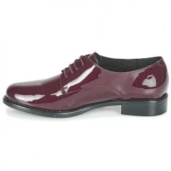 Chaussures Femme Derbies Betty London CAXO Bordeaux -Derbies Soldes 8159540 500 D