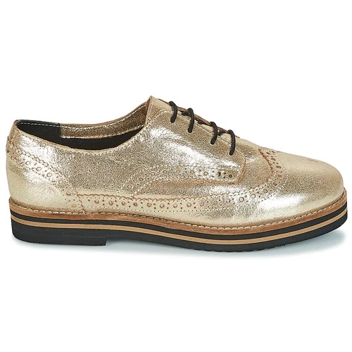 Chaussures Femme Derbies Coolway AVO Doré / Noir 2 Chaussures Femme Derbies Coolway AVO Doré / Noir – Image 2
