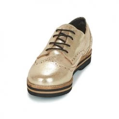 Chaussures Femme Derbies Coolway AVO Doré / Noir 7 Chaussures Femme Derbies Coolway AVO Doré / Noir -Derbies Soldes 8269933 500 C
