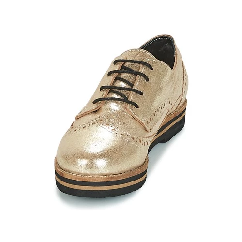 Chaussures Femme Derbies Coolway AVO Doré / Noir 3 Chaussures Femme Derbies Coolway AVO Doré / Noir – Image 3