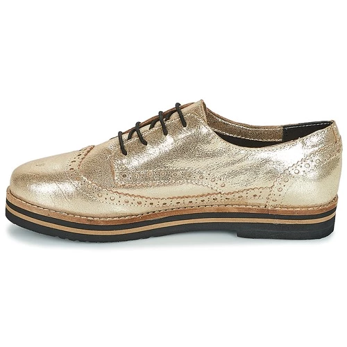 Chaussures Femme Derbies Coolway AVO Doré / Noir 4 Chaussures Femme Derbies Coolway AVO Doré / Noir – Image 4
