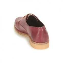 Chaussures Femme Derbies Casual Attitude JAGAZZA Bordeau -Derbies Soldes 8373984 500 E