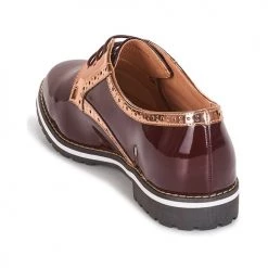 Chaussures Femme Derbies André DERIVEUR Bordeaux -Derbies Soldes 8397102 500 E