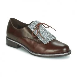 Chaussures Femme Derbies André FATOU Marron