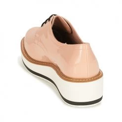 Chaussures Femme Derbies André CHICAGO Beige -Derbies Soldes 8399332 500 E