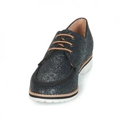 Chaussures Femme Derbies André JAZZER Marine -Derbies Soldes 8400987 500 C