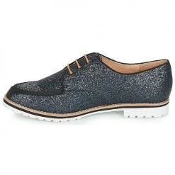 Chaussures Femme Derbies André JAZZER Marine -Derbies Soldes 8400987 500 D